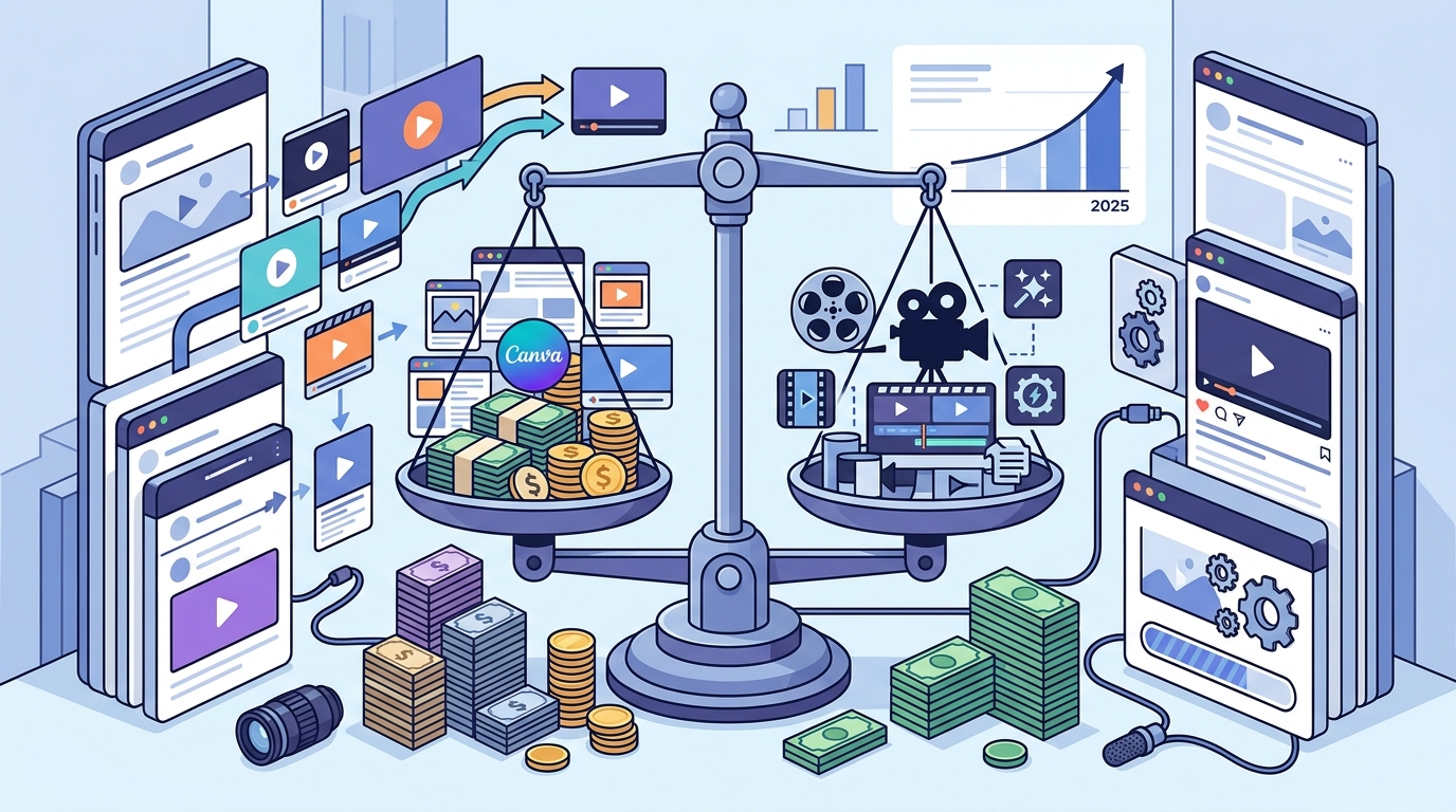 Canva Alternatives: Cost Comparison for Social Media Video