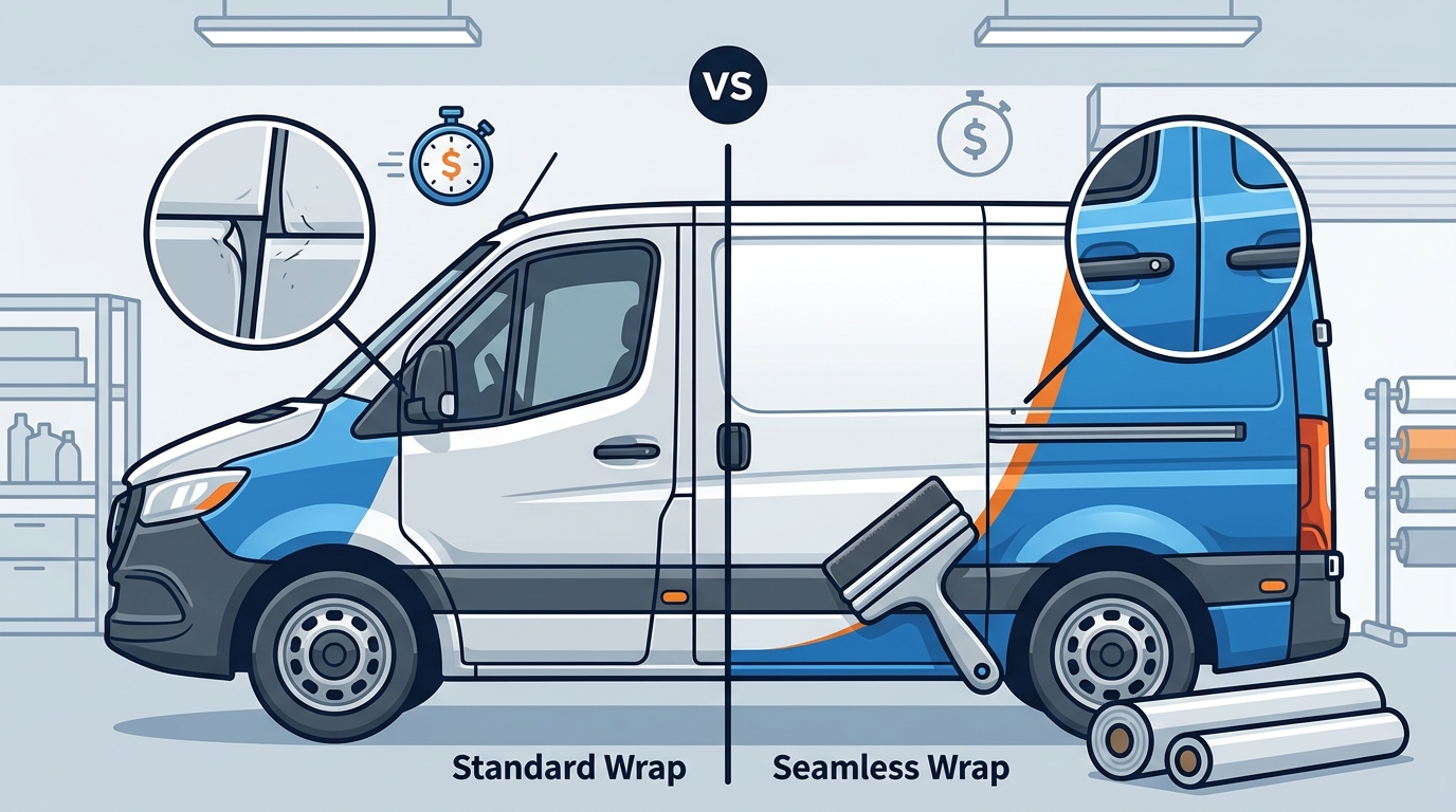Seamless vs. Standard Vehicle Wraps: The Ultimate Comparison