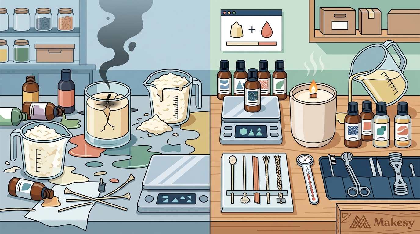 Common Candle Making Supply Mistakes and How to Avoid Them