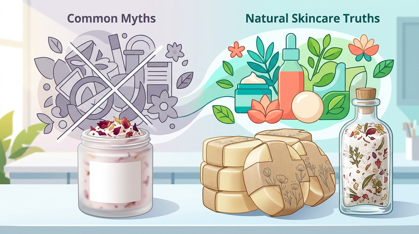 Common Myths About Natural Skincare and Bath Products Debunked