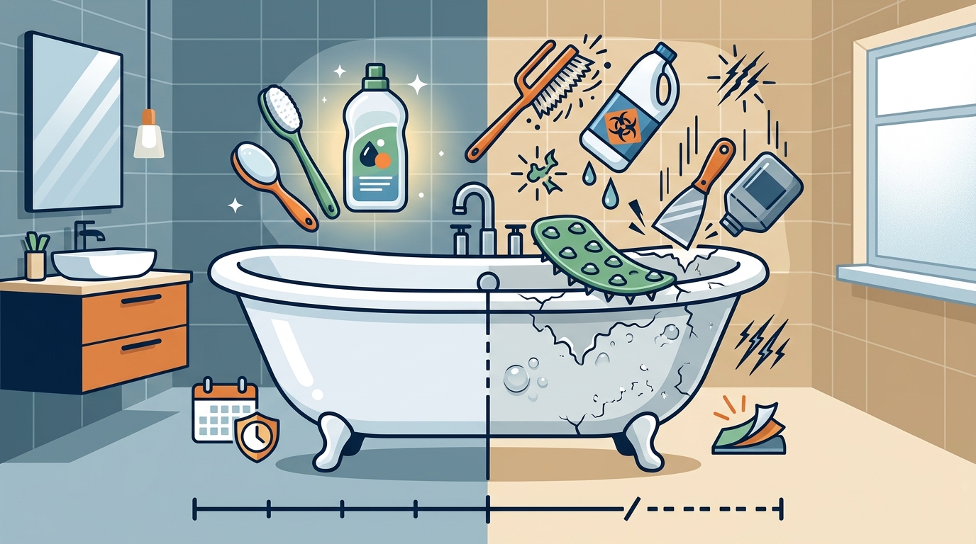 Common Mistakes That Shorten Bathtub Refinishing Lifespan in CA