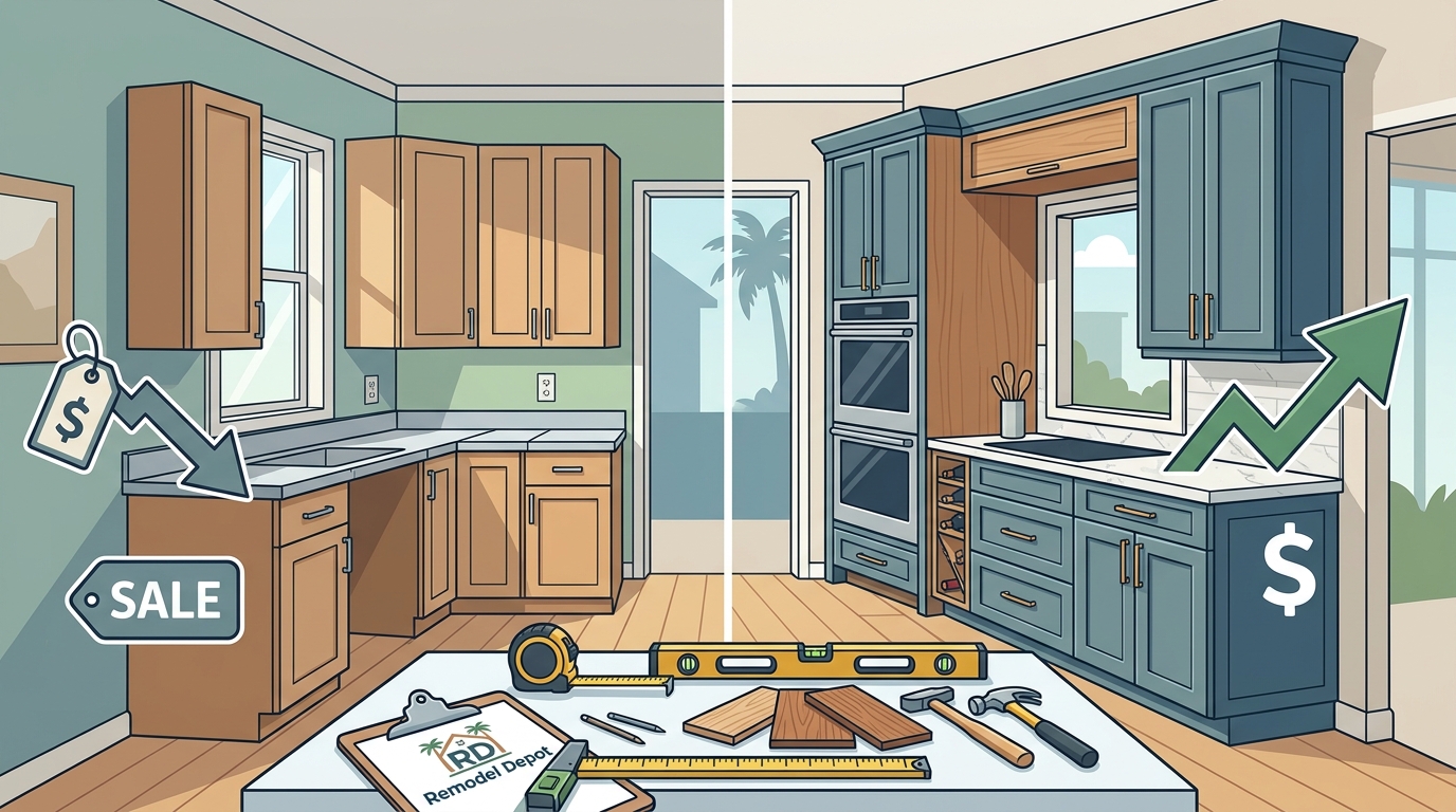 Custom Cabinetry vs. Stock Cabinets: Tampa Bay Remodeling Guide