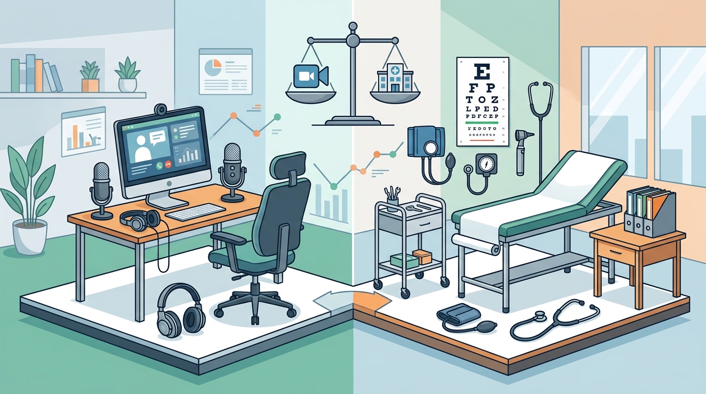 Comparing Telemedicine Models: Virtual Care vs. In-Person Visits