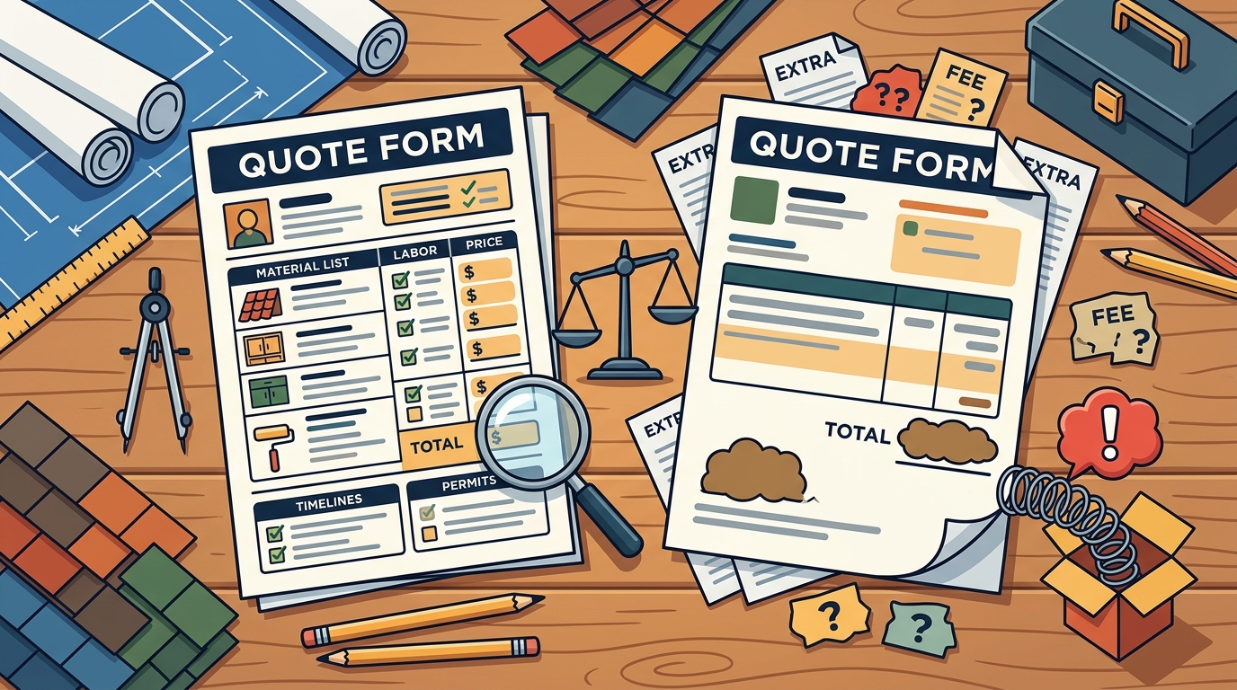 How to Compare Home Remodeling Quotes and Avoid Hidden Costs