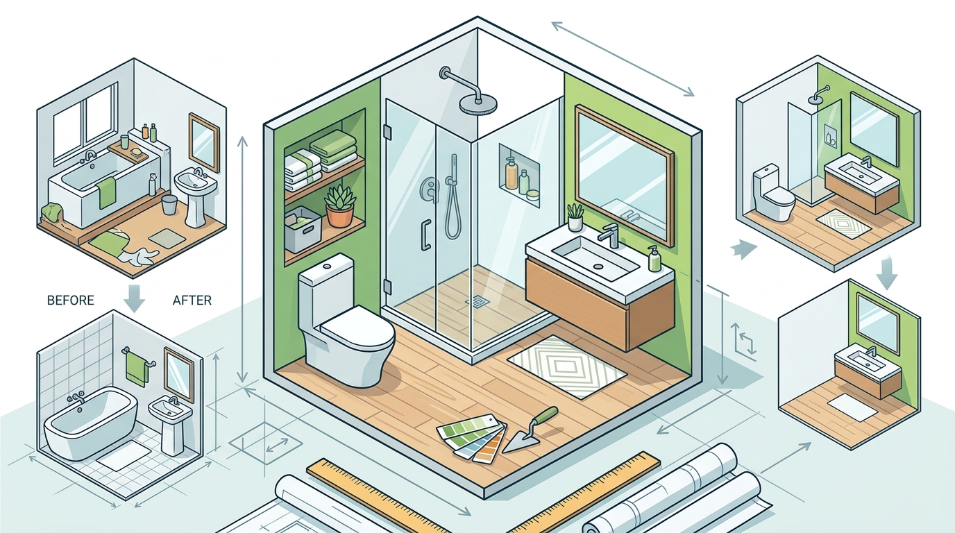 Small Bathroom Remodeling in Fresno: Maximize Space & Style