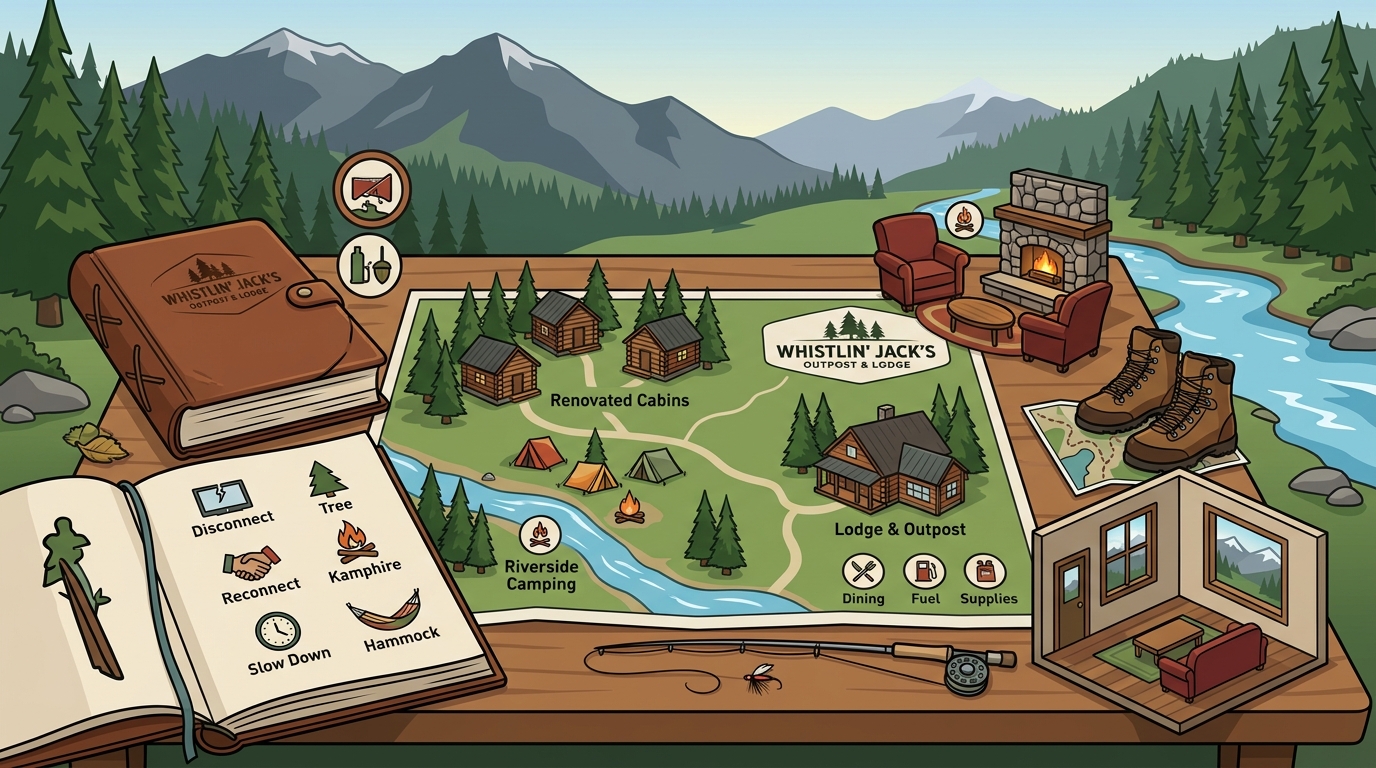 Whistlin' Jack's Outpost & Lodge: The Ultimate Central Cascades