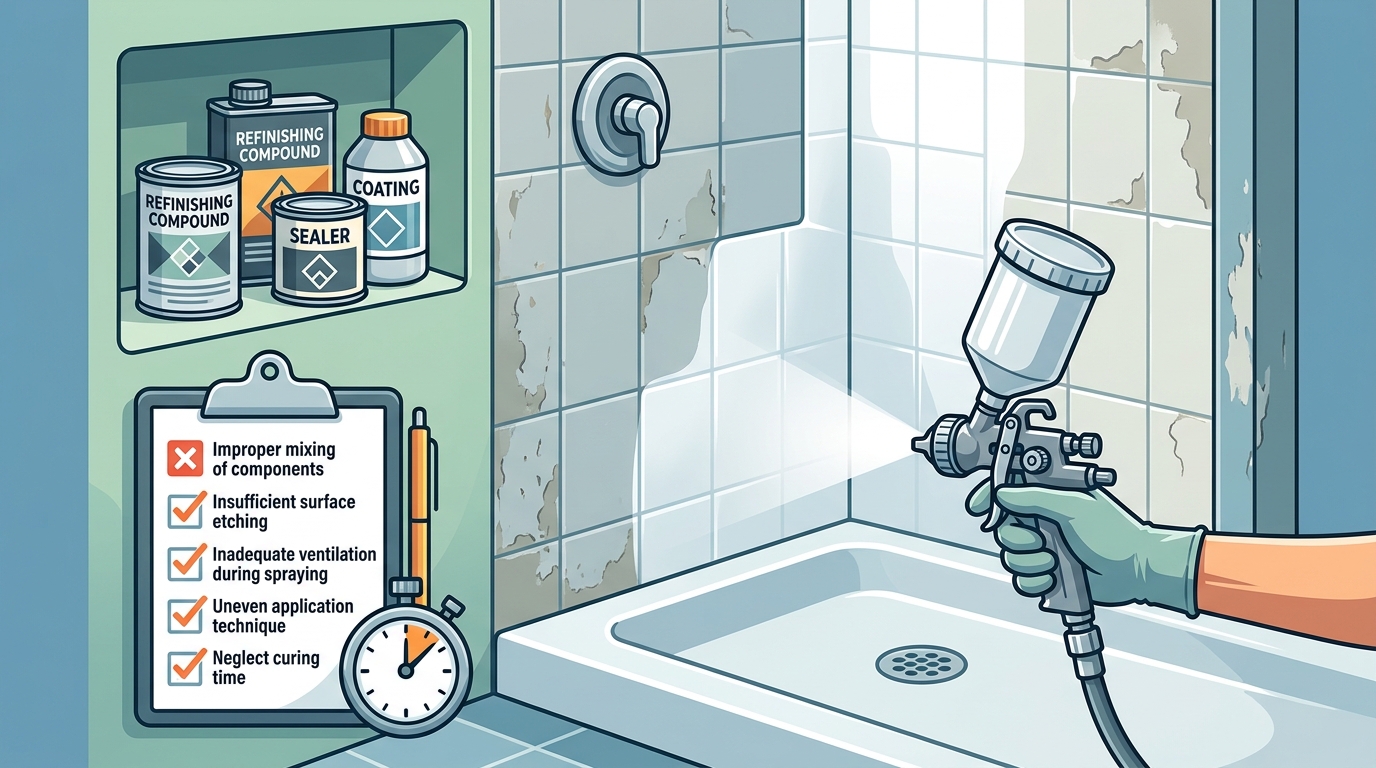 Common Mistakes to Avoid When Refinishing Your Shower