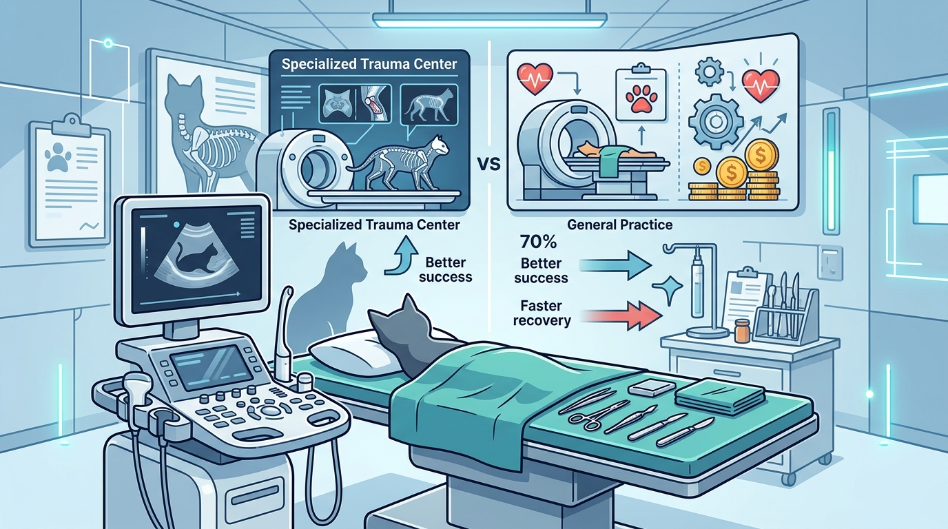 Cost-Benefit Analysis of Specialized Trauma Care for Cats at LA