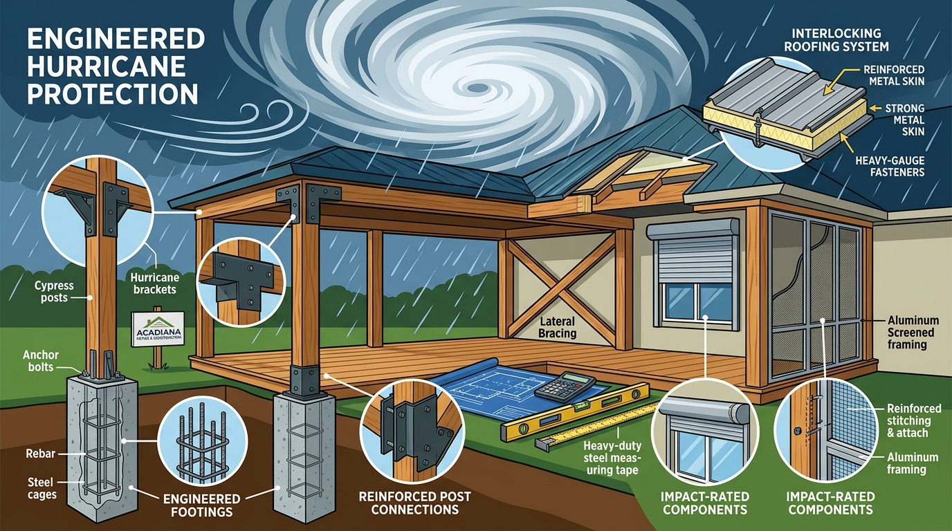 Hurricane-Protection Standards for Acadiana Outdoor Structures