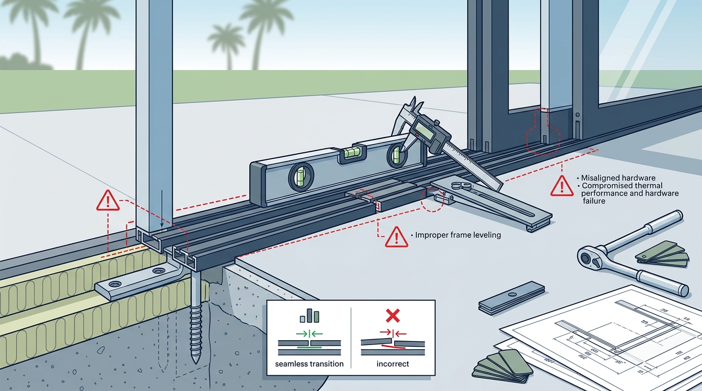 Zero Edge Sliding Door Installation Mistakes: How to Prevent