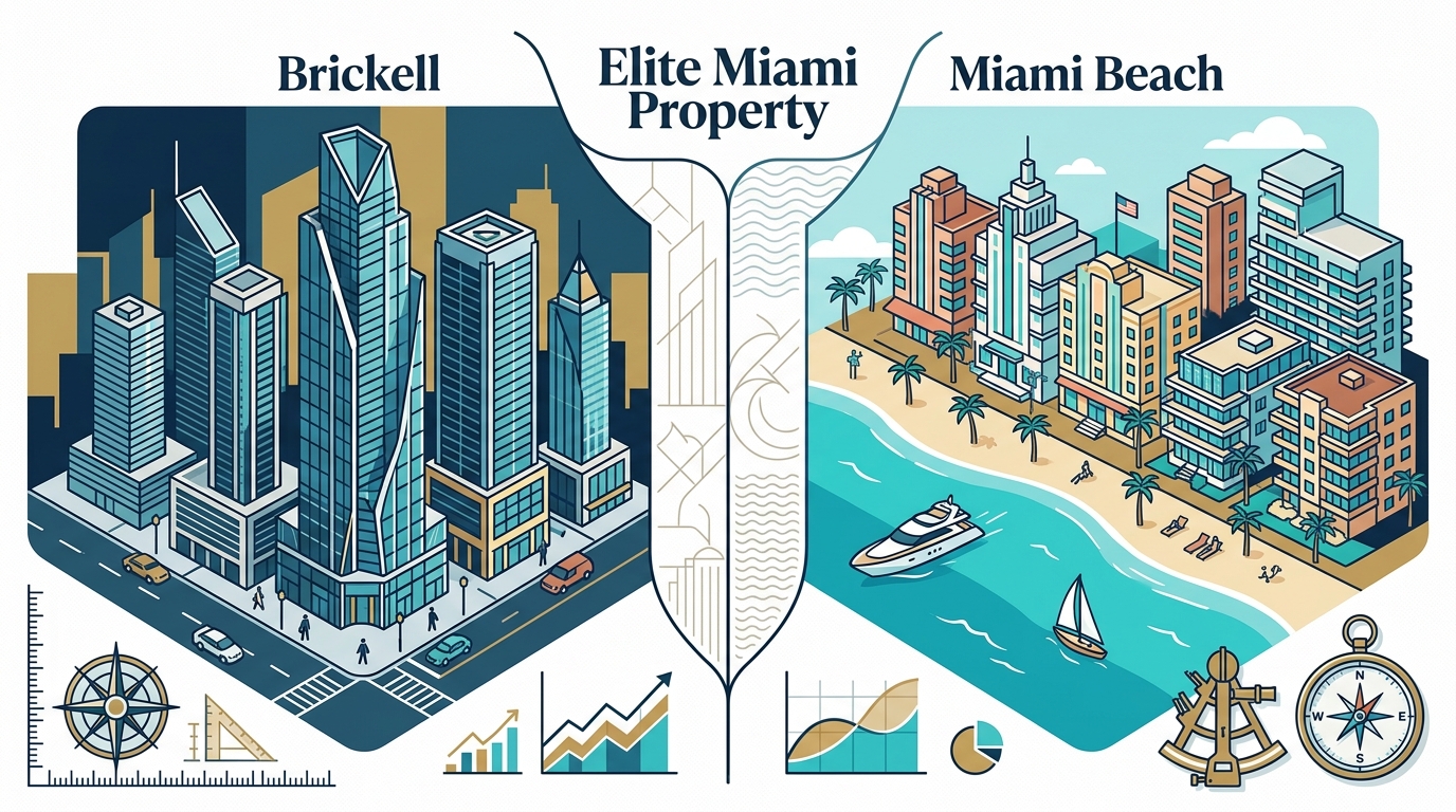 Comparing Miami Real Estate Markets: Brickell vs. Miami Beach
