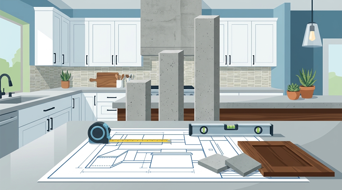 Concrete Results From Central Valley Kitchen Remodels
