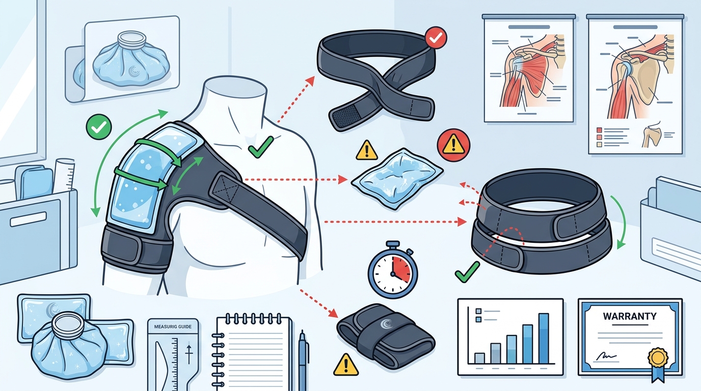 Common Mistakes When Using Shoulder Compression Wraps