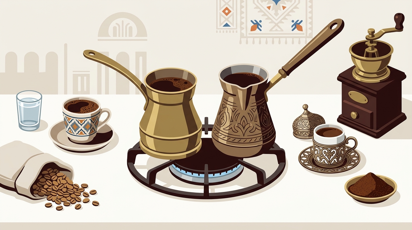 Authentic Mediterranean Coffee vs. Turkish Coffee: A Complete Ro