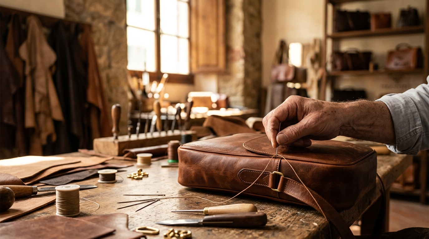 The Craftsmanship Behind Trevony's Handcrafted Leather Crossbody