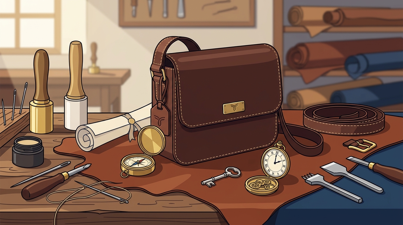 The Craftsmanship Behind Trevony's Handcrafted Leather Crossbody
