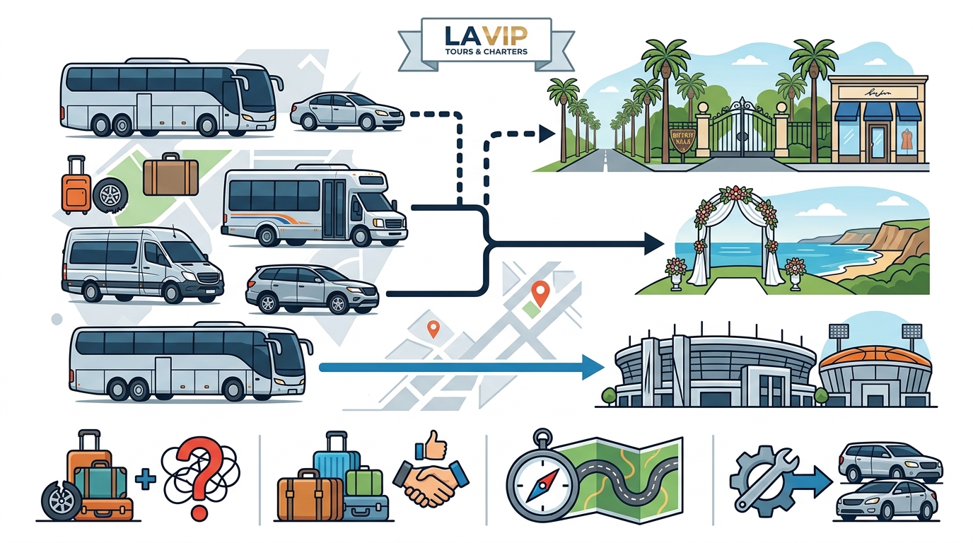 Matching Group Size and Trip Type to LA Transportation Options