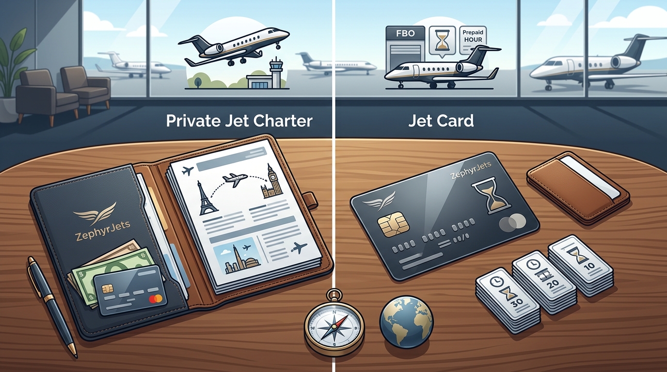 Private Jet Charter vs. Jet Card: Which is Right for You?