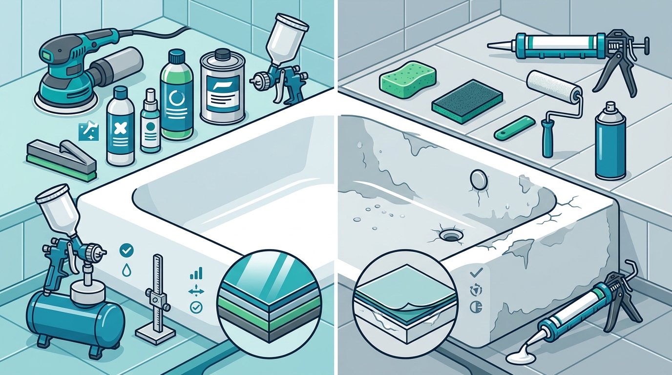 Common Mistakes to Avoid When Reglazing Your Porcelain Tub in