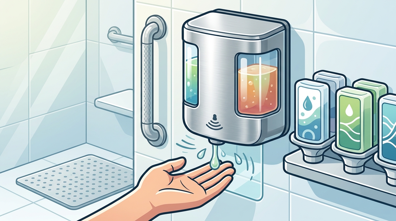 Adaptive Soap Dispensing Systems for Accessible Showers