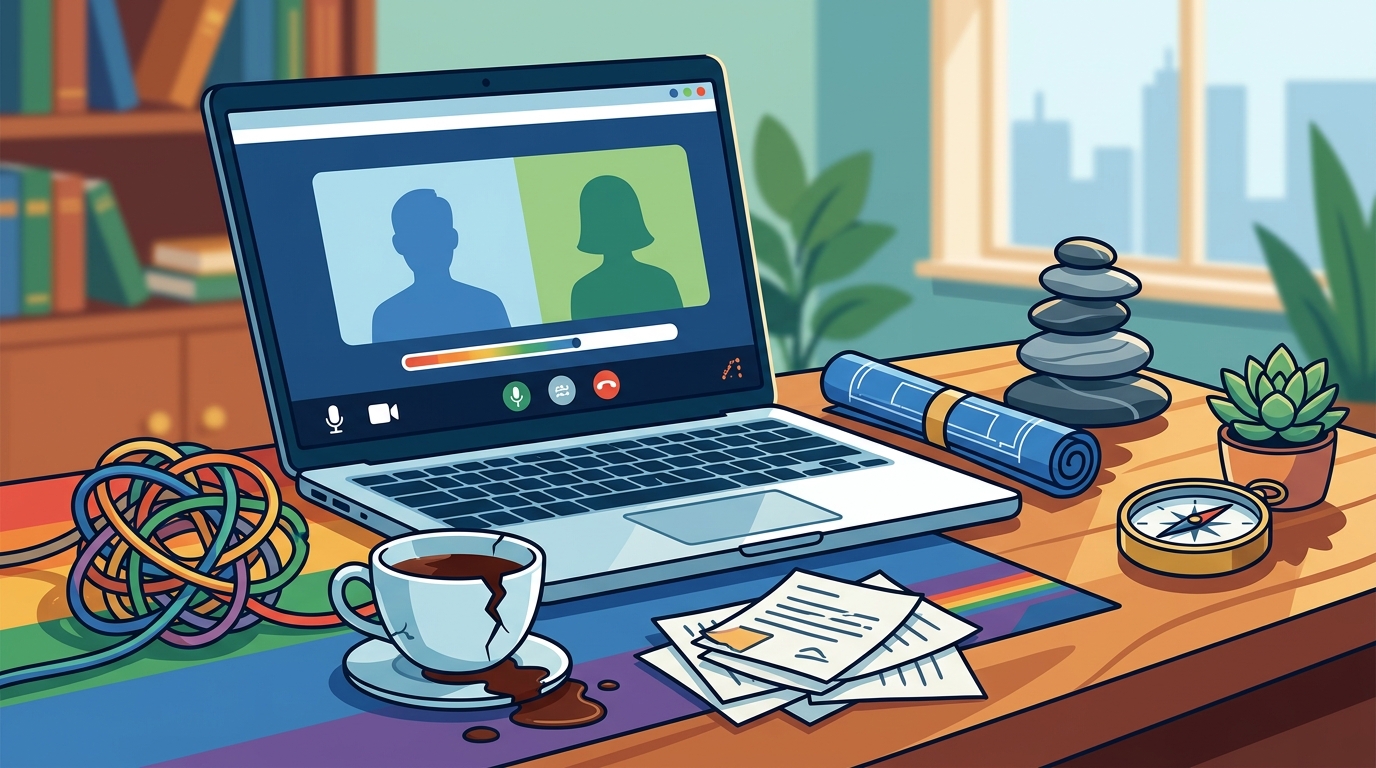Common Mistakes in Virtual LGBTQ Couples Therapy and How to Fix