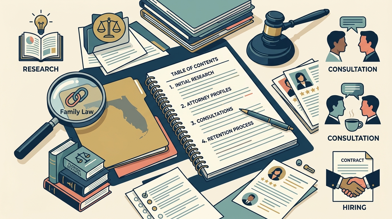 How to Find and Hire a Family Law Attorney in Florida