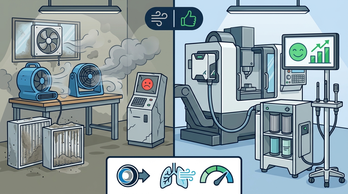 Workshop Air Filtration Myths vs. Facts: Aeroex Guide