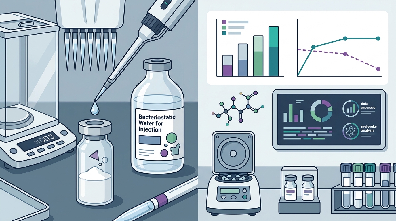 Quantifiable Results: Bacteriostatic Water Peptide Rehydration