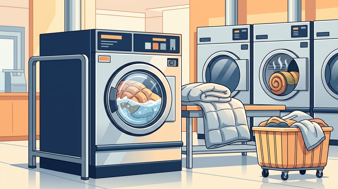 Washing Heavy Blankets & Sleeping Bags at a Laundromat: Results