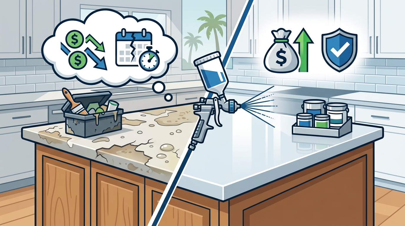Common Countertop Refinishing Mistakes to Avoid in Corona, CA