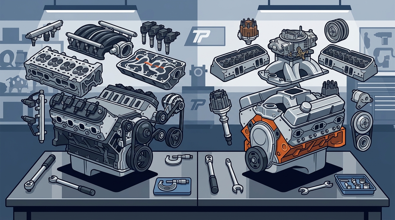 LS vs Small Block Chevy: Engine Parts Comparison Guide