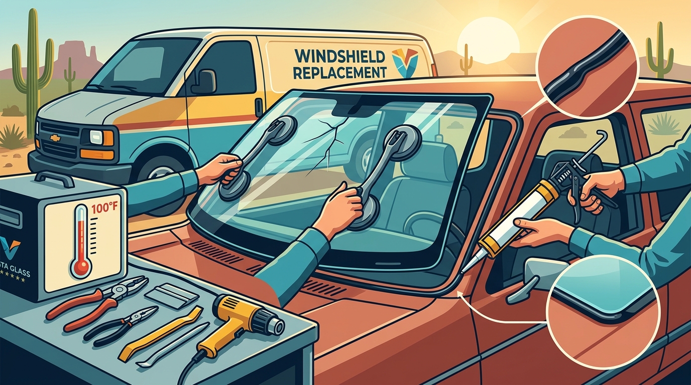 Common Mistakes to Avoid During Windshield Replacement in Tucson