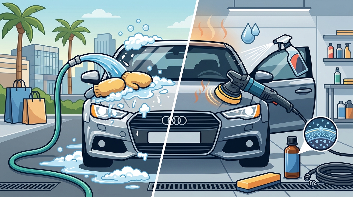 Hand Car Wash vs. Detailing in Westshore Tampa: Which Is Right?