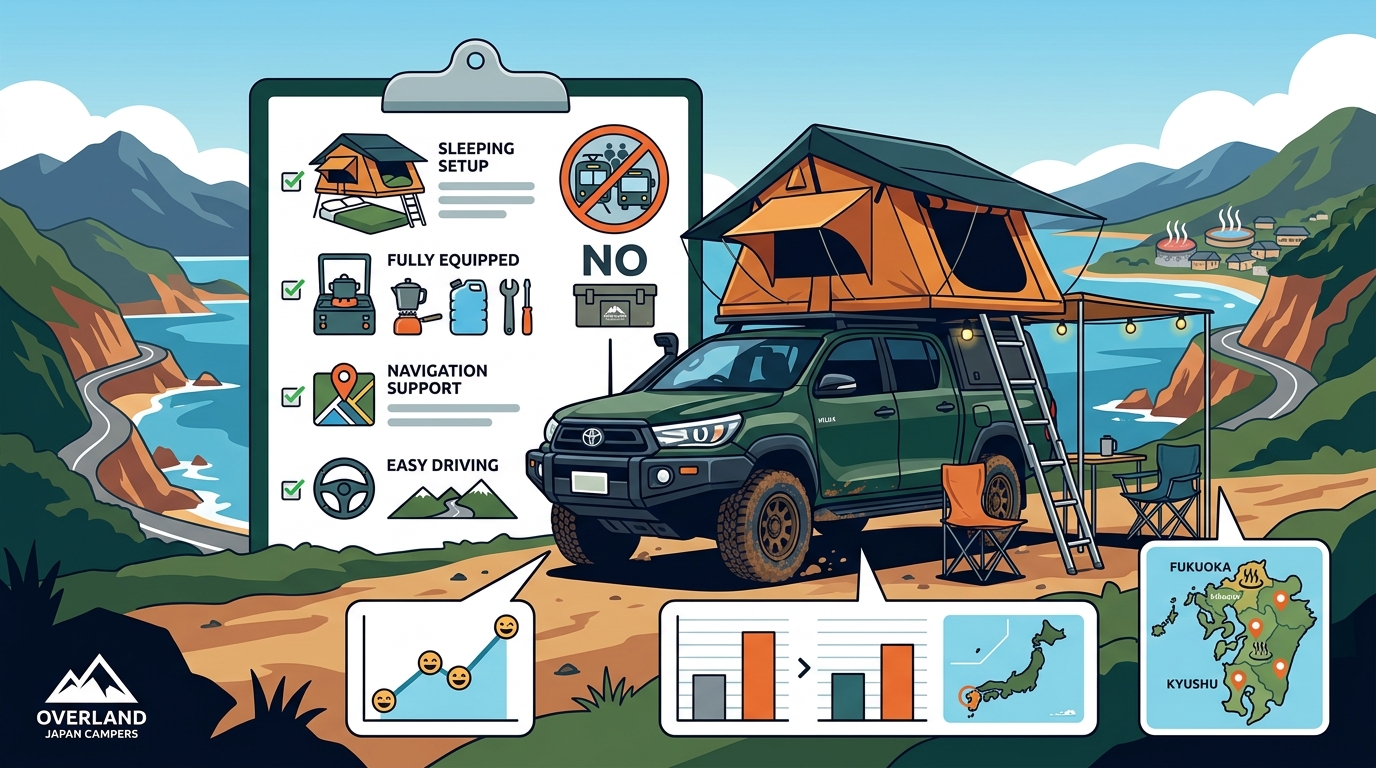 4x4 Camper Van Rental FAQs and Myths Debunked for Fukuoka and Ky