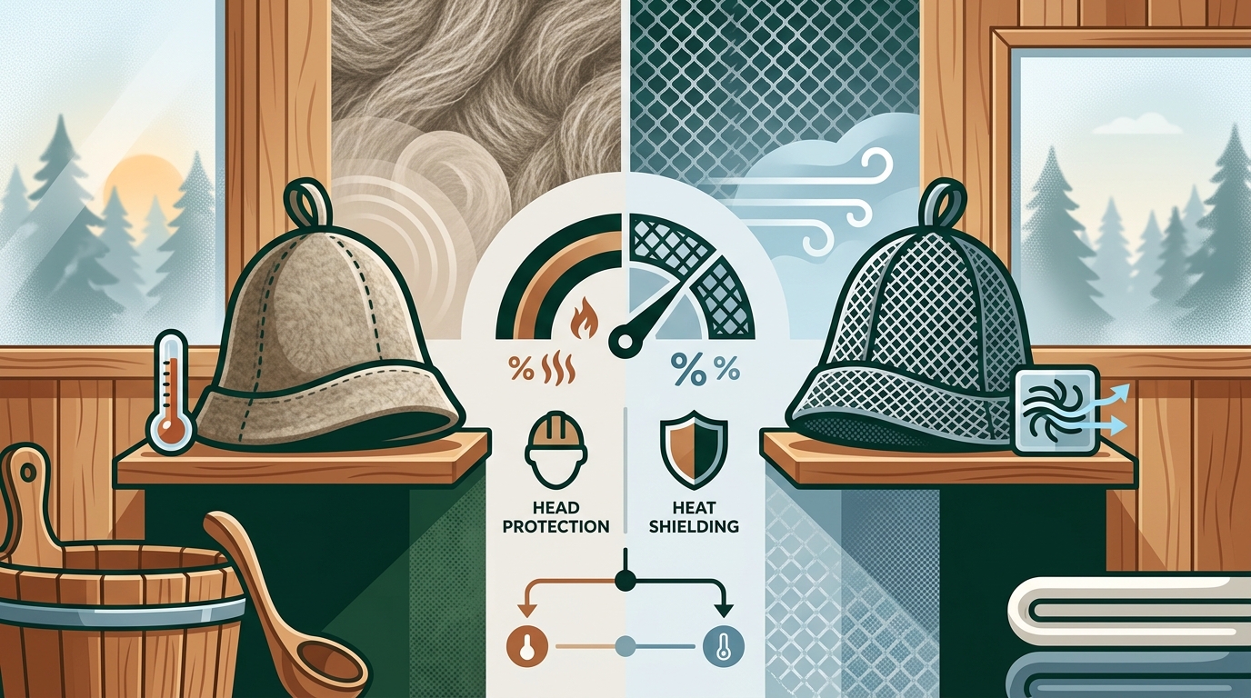 Sauna Hat Showdown: Wool vs. Mesh for Outdoor Heat
