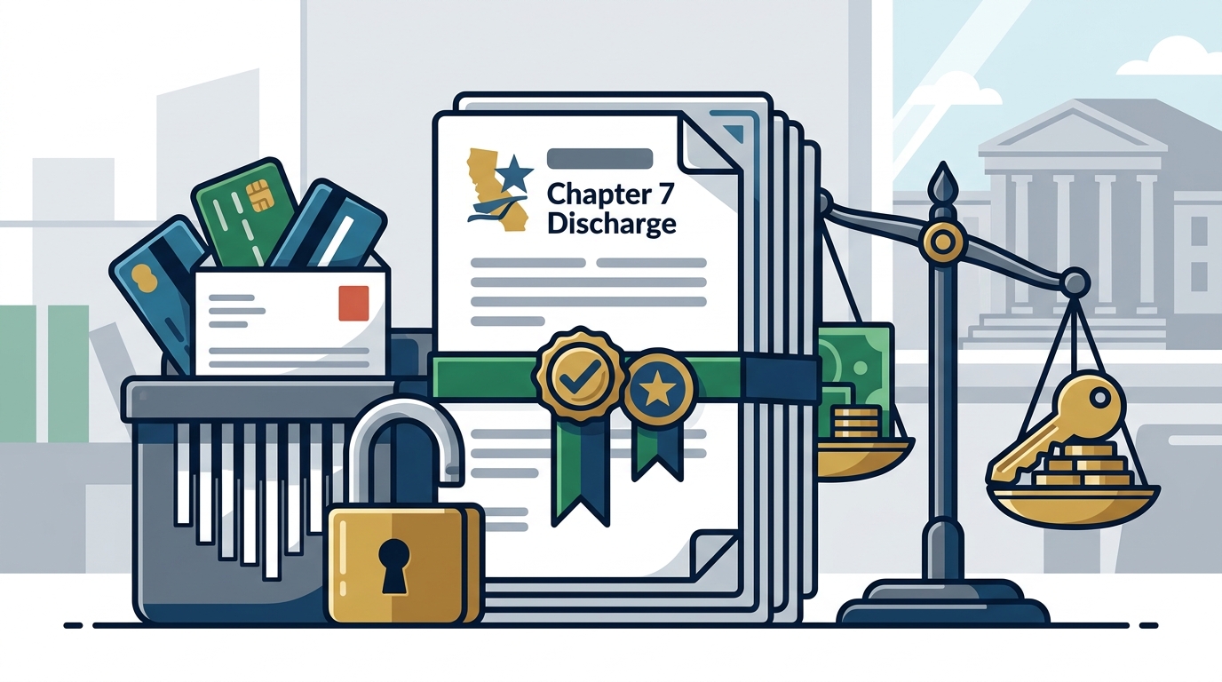 Financial Relief Outcomes from California Chapter 7 Discharge