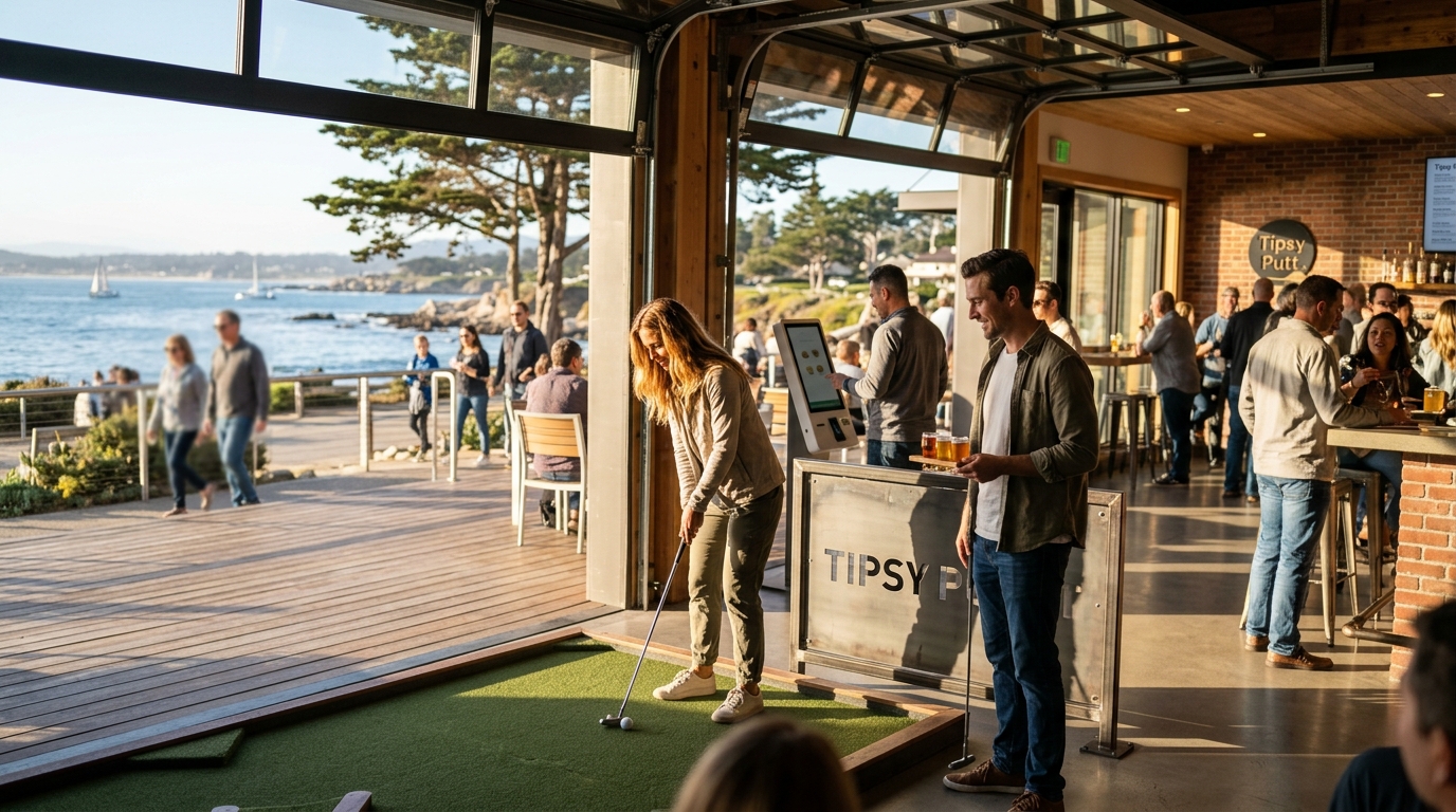 Health Benefits of Monterey Outdoor Activities & Tipsy Putt