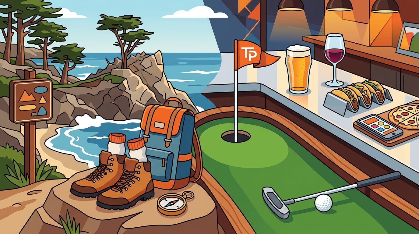 Health Benefits of Monterey Outdoor Activities & Tipsy Putt