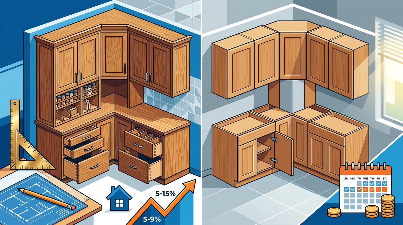 Custom Cabinets vs. Stock: Remodel Depot Tampa Bay Comparison
