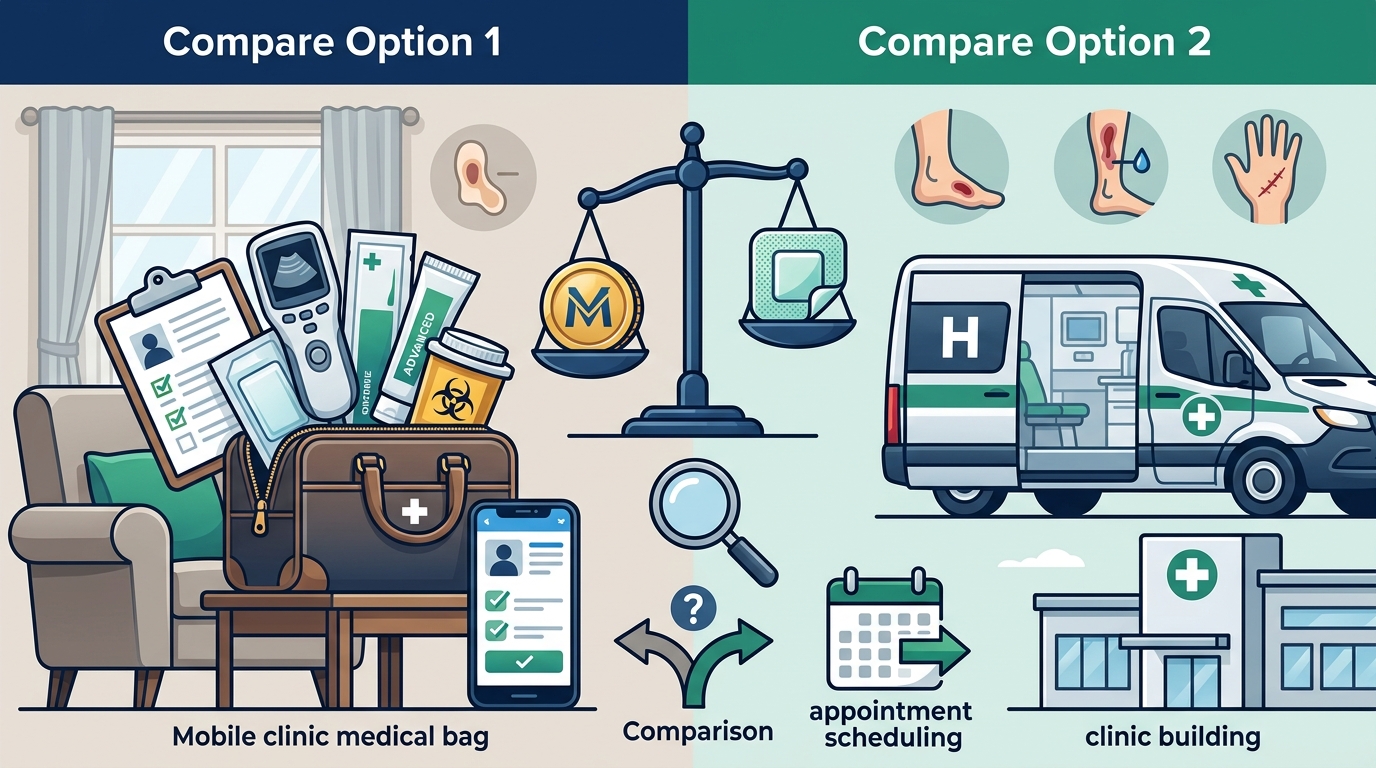 Comparing Medicare-Accepted Mobile Wound Care Options