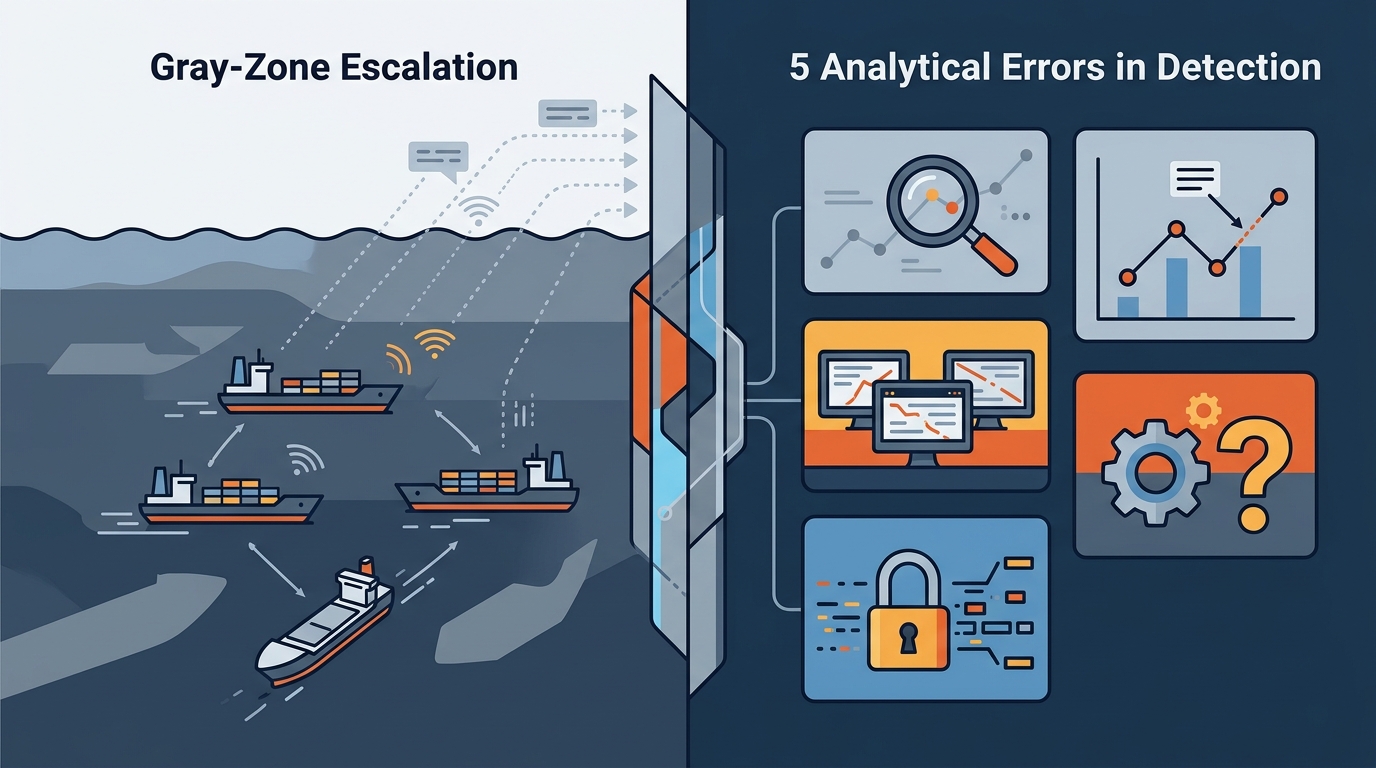 Gray-Zone Escalation: 5 Analytical Errors in Detection