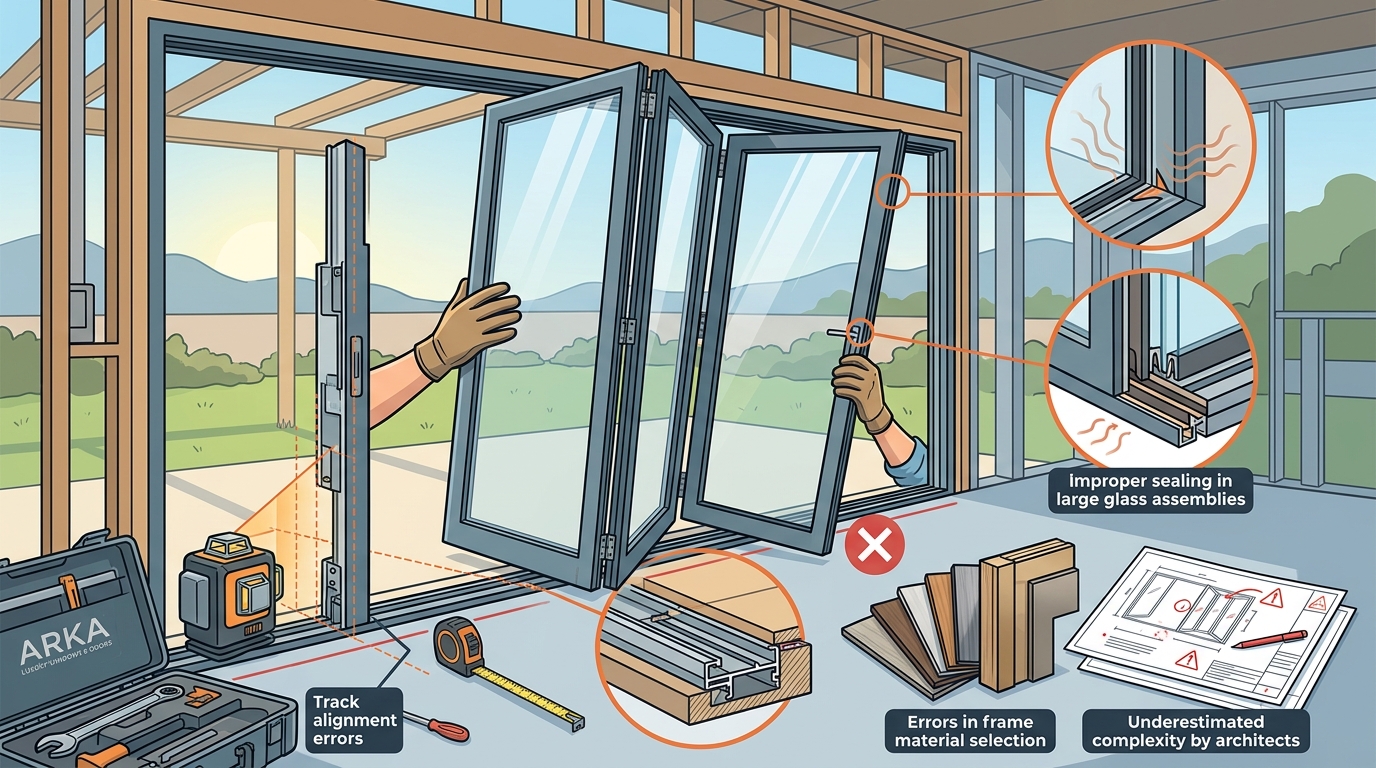 Bi-Fold & Multi-Slide Door Mistakes: Installation & Selection