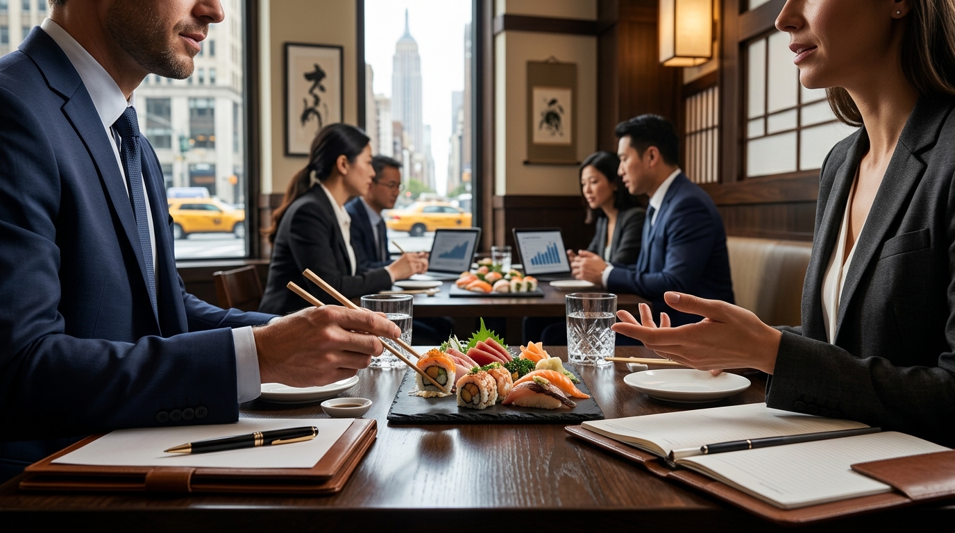 Choosing a Midtown Sushi Spot for Business Lunches