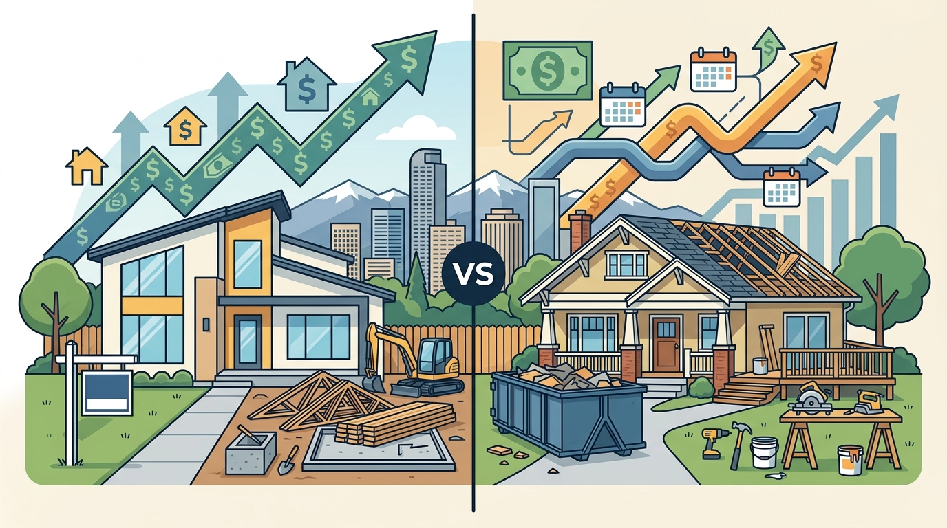 New Home Construction vs. General Remodeling: Denver Guide