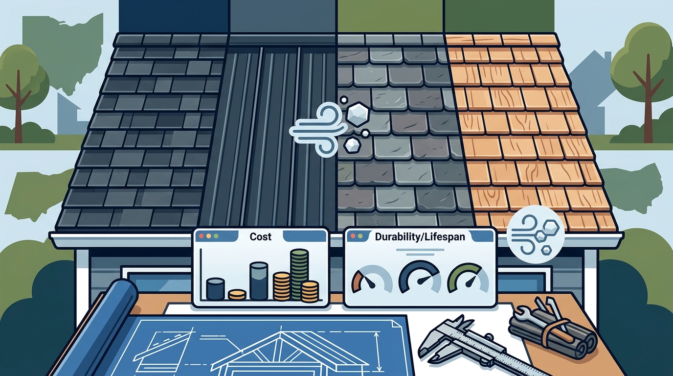 Comparing Residential Roof Replacement: Materials, Costs & Tim