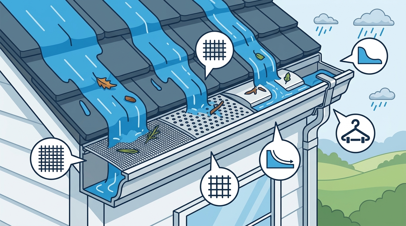 Gutter Guard Types and Selection Guide for Cincinnati Homeowners