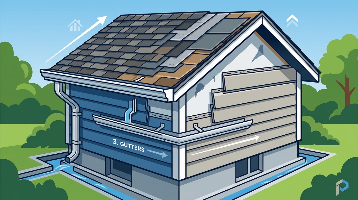 Roofing vs. Siding vs. Gutters: Which Exterior Project Comes
