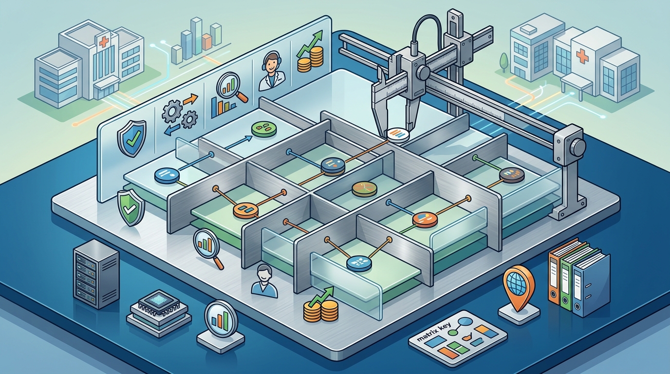 Vendor Evaluation Matrix for Global Healthcare IT Market