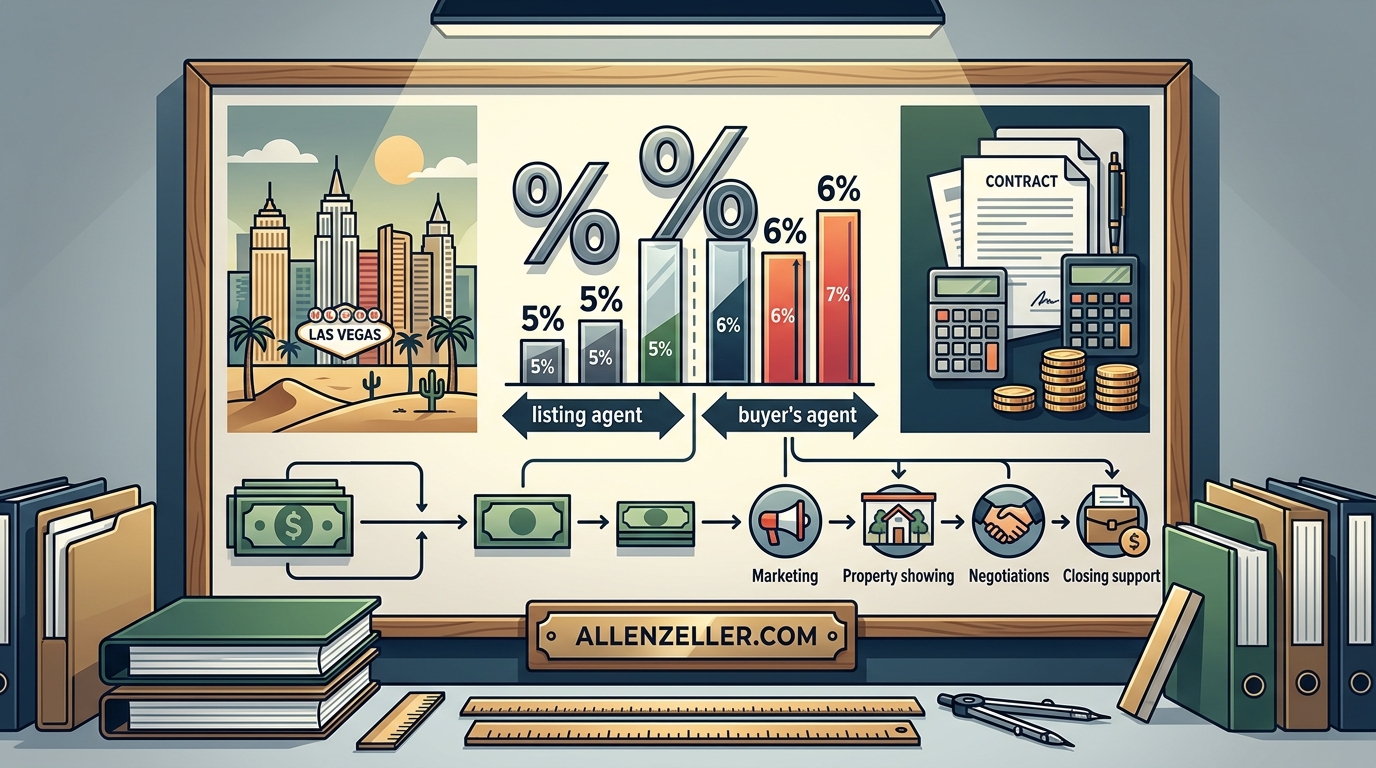 Las Vegas Real Estate Agent Commission Structures and Service