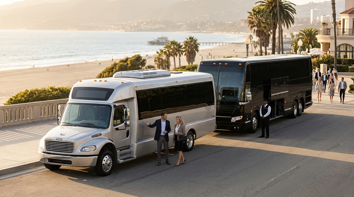 Mini Bus vs Motor Coach: Which LA Charter is Right for You?